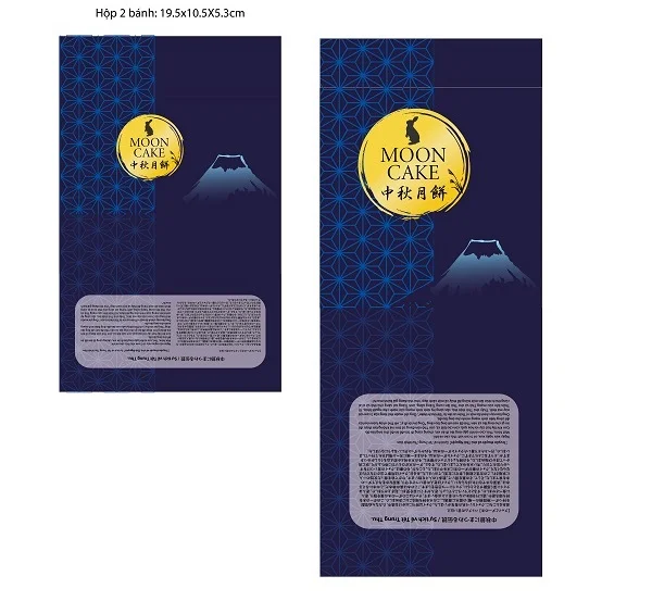 REVIEW mẫu thiết kế và in ấn hộp bánh trung thu cho công ty SYUN mang đậm dấu ấn Nhật Bản