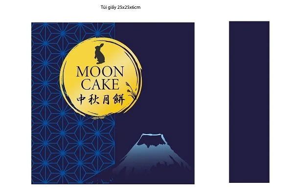 REVIEW mẫu thiết kế và in ấn hộp bánh trung thu cho công ty SYUN mang đậm dấu ấn Nhật Bản