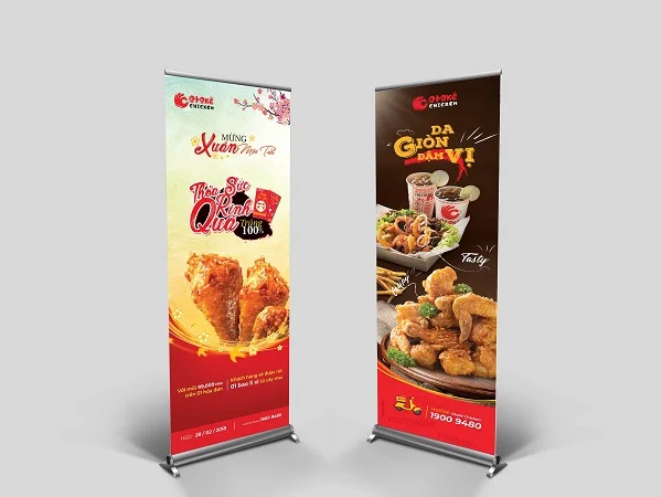 Top 5 lưu ý để thiết kế standee đẹp, ấn tượng 