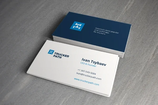 Business Card Printing And Design Service For Transport Industry In Vietnam