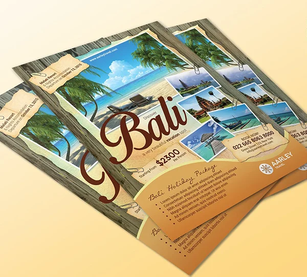 10+ Appealing And Eye-Catching Travel Leaflet Designs Today
