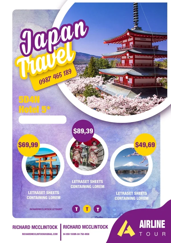 10+ Appealing And Eye-Catching Travel Leaflet Designs Today