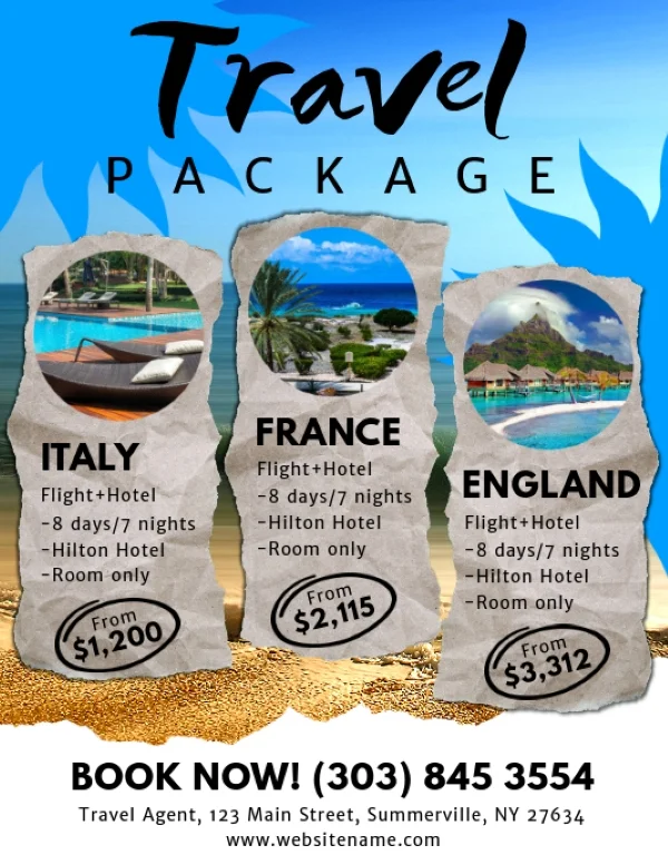 10+ Appealing And Eye-Catching Travel Leaflet Designs Today