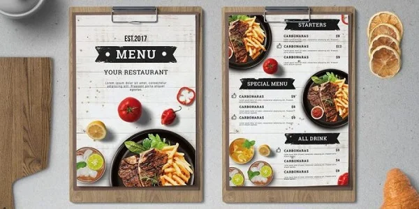 Bảng giá thiết kế menu - Địa chỉ thiết kế menu uy tín, chất lượng 