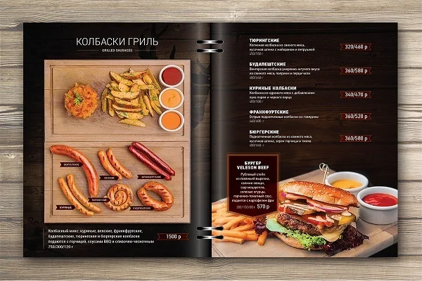 Bảng giá thiết kế menu - Địa chỉ thiết kế menu uy tín, chất lượng 
