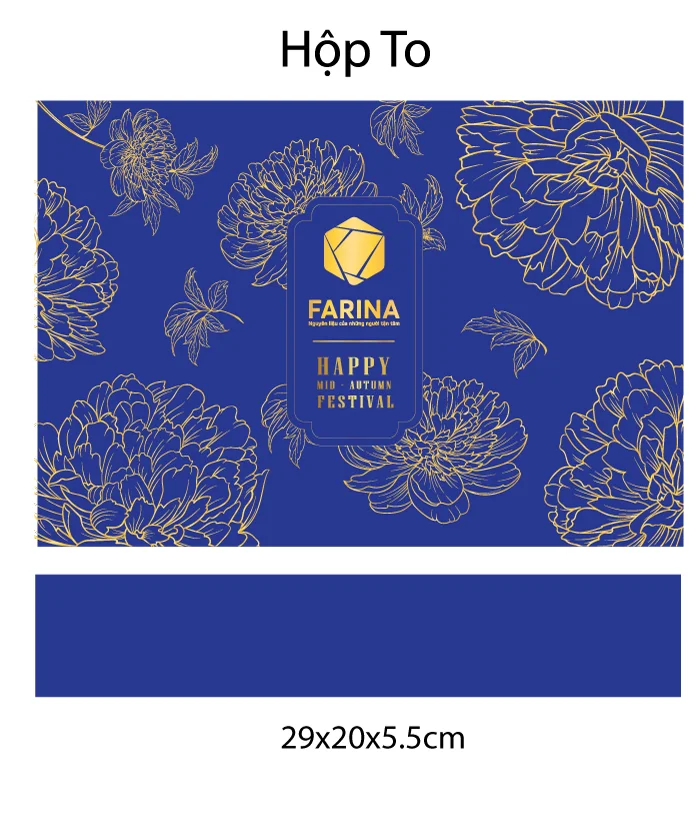 Khám phá kiểu dáng khác biệt của hộp bánh trung thu cao cấp Farina 