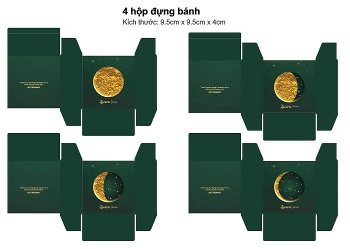 Tìm hiểu hộp bánh trung thu nắp nam châm cao cấp của 24 Cara
