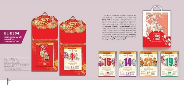 Tổng hợp mẫu lịch bloc 2021 đẹp, sáng tạo và độc đáo nhất
