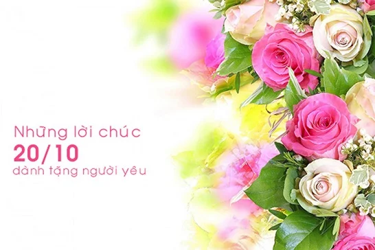 Lời chúc ý nghĩa trên thiệp mừng 20/10 cho bạn gái
