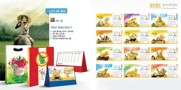Cơ sở in ấn lịch Tết uy tín, chuyên nghiệp, chất lượng tại Đà Nẵng