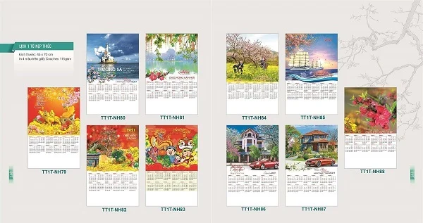 Cơ sở in ấn lịch treo tường uy tín, giá rẻ tại thành phố Hồ Chí Minh