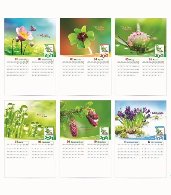 Cơ sở in ấn lịch treo tường uy tín, giá rẻ tại thành phố Hồ Chí Minh