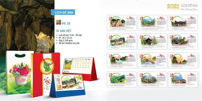 Cùng Printgo khám phá các mẫu lịch độc quyền ấn tượng, hấp dẫn