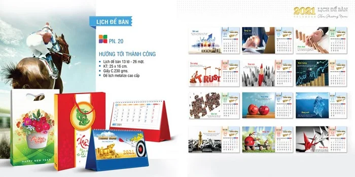 Cùng Printgo khám phá các mẫu lịch độc quyền ấn tượng, hấp dẫn