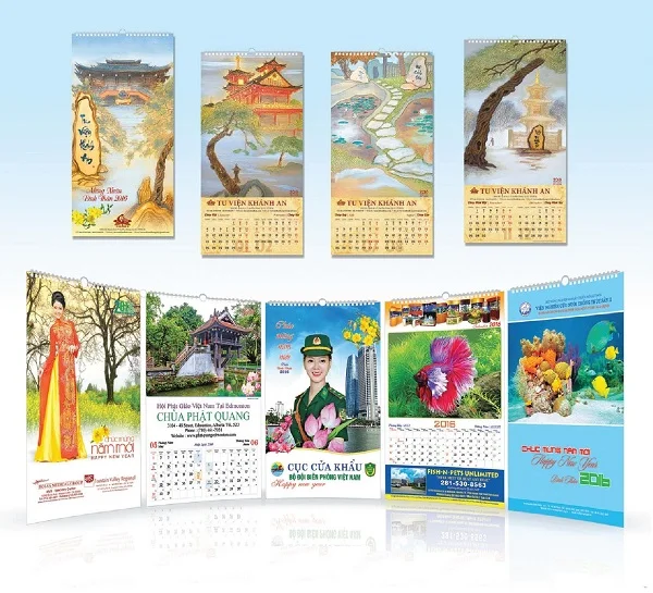 Địa chỉ in lịch độc quyền đẹp, chuyên nghiệp và uy tín toàn quốc