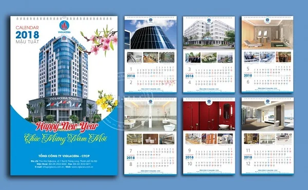 Địa chỉ in lịch độc quyền đẹp, chuyên nghiệp và uy tín toàn quốc
