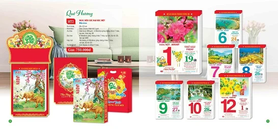 Dịch vụ in lịch Tết giá rẻ đảm bảo tiến độ và cam kết chất lượng tại Hồ Chí Minh