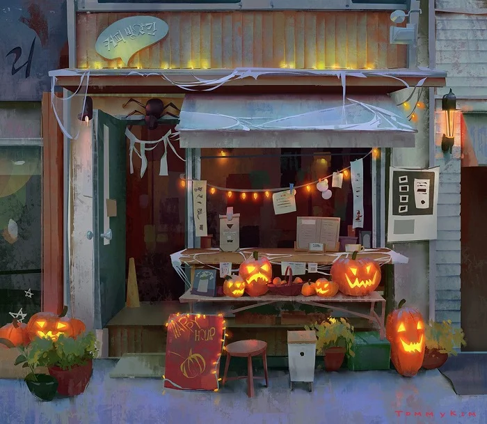 Chia sẻ cách trang trí quán Cafe độc đáo, hút khách trong mùa Halloween 