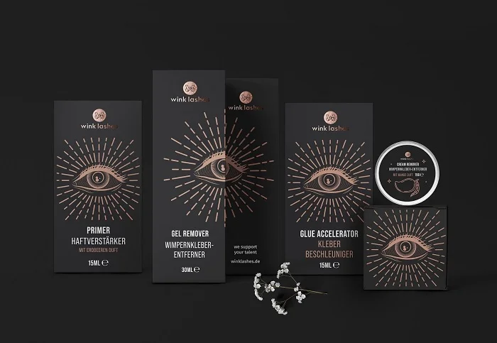 Lạ mắt với mẫu thiết kế bao bì độc đáo đến từ Wink Lashes
