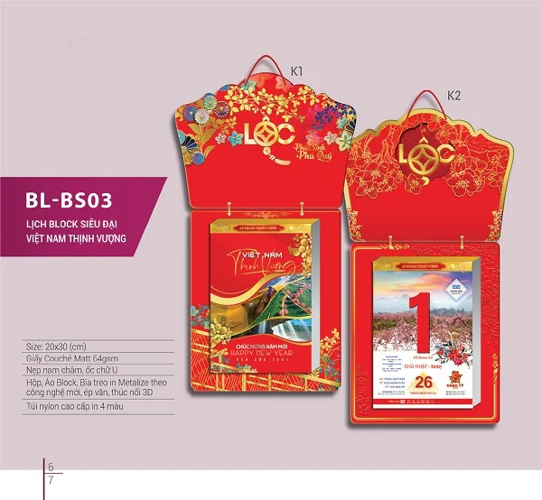 Lịch Bloc siêu đại