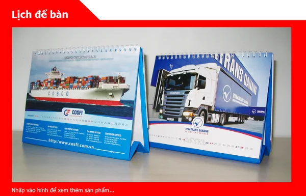 Mẫu lịch tết ngành vận tải 
