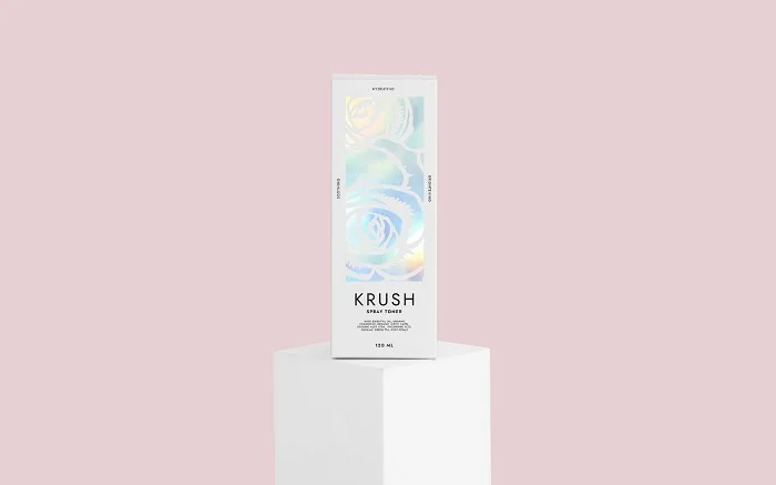 Lấp lánh ánh sao với mẫu thiết kế và in ấn bao bì mỹ phẩm KRUSH