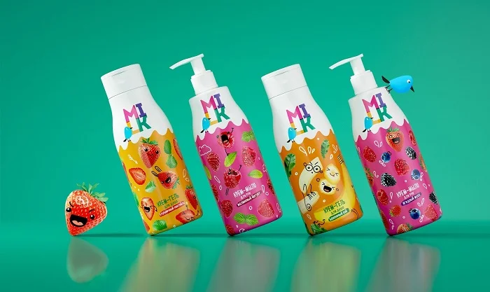 Thổi bùng cơn lốc màu sắc với mẫu thiết kế bao bì mỹ phẩm MILK