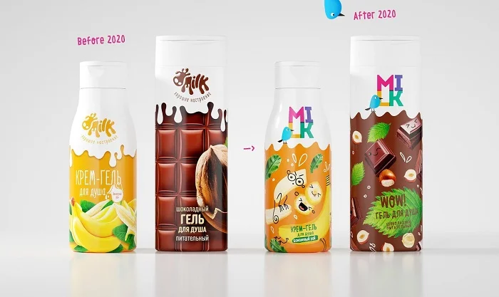 Thổi bùng cơn lốc màu sắc với mẫu thiết kế bao bì mỹ phẩm MILK