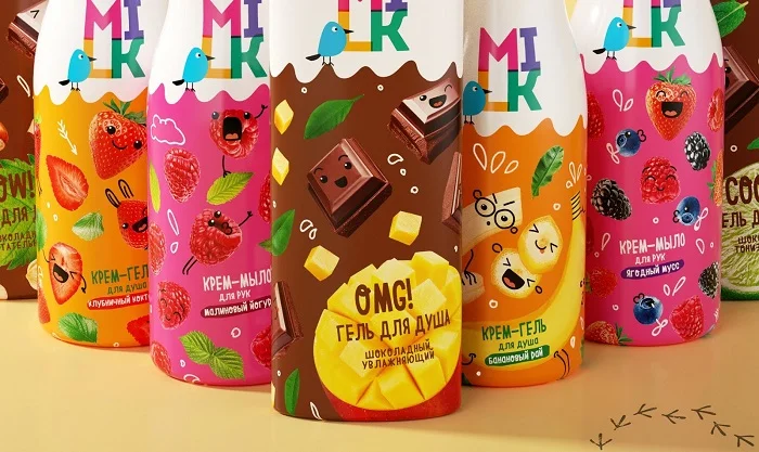 Thổi bùng cơn lốc màu sắc với mẫu thiết kế bao bì mỹ phẩm MILK