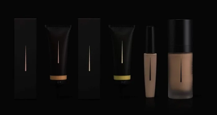 Sắc đen huyền bí cùng mẫu thiết kế bao bì mỹ phẩm Radiant
