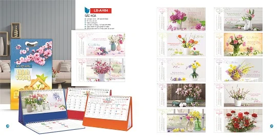 Mẫu lịch Tết Tân Sửu 2021