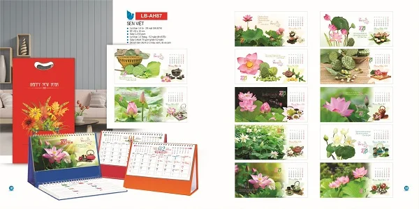 Những mẫu lịch tết chủ đề quê hương đất nước thân thương và ý nghĩa