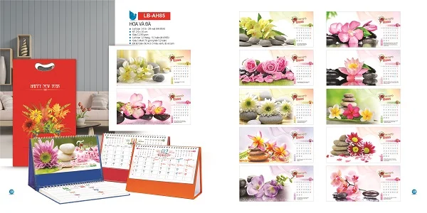 Tham khảo các mẫu lịch để bàn 2021 đẹp và mới nhất hiện nay