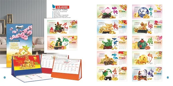 Tham khảo các mẫu lịch để bàn 2021 đẹp và mới nhất hiện nay