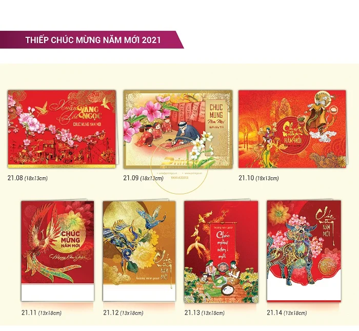 Đến với Printgo để in thiệp chúc mừng năm mới công ty ấn tượng độc đáo