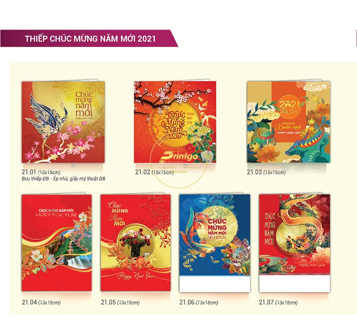 Đến với Printgo để in thiệp chúc mừng năm mới công ty ấn tượng độc đáo