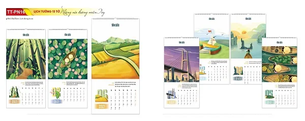 Thiết kế lịch độc quyền tại Đà Nẵng