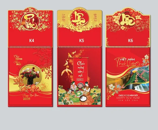 Thiết kế lịch treo tường