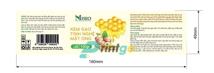 Thiết kế và in ấn bộ bao bì mỹ phẩm Miseo