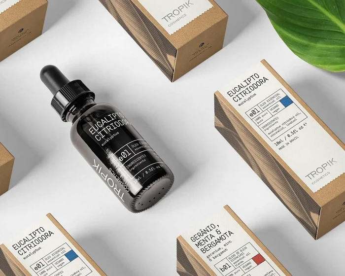 Tham khảo mẫu thiết kế và in ấn bao bì mỹ phẩm Tropik Cosmetics
