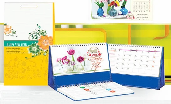 Tìm hiểu về kích thước lịch để bàn tiêu chuẩn trên thị trường in ấn hiện nay