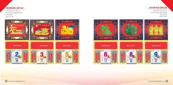 Tổng hợp các mẫu lịch bloc đại hot nhất năm 2021 hiện nay