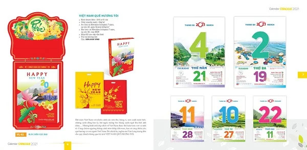 Tổng hợp các mẫu lịch bloc đại hot nhất năm 2021 hiện nay