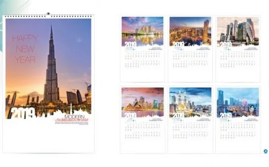 Mẫu lịch Tết bất động sản tham khảo