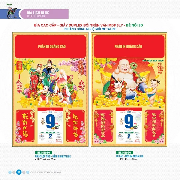 Top 50+ mẫu lịch bloc tài lộc không thể bỏ lỡ khi đặt in lịch tết 