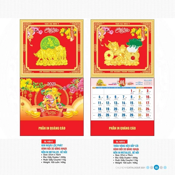 Top 50+ mẫu lịch bloc tài lộc không thể bỏ lỡ khi đặt in lịch tết 