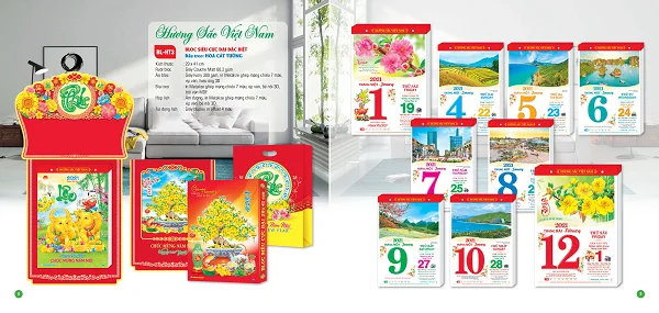 Top 50+ mẫu lịch bloc tài lộc không thể bỏ lỡ khi đặt in lịch tết 