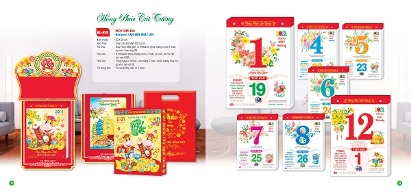 Top 50+ mẫu lịch bloc tài lộc không thể bỏ lỡ khi đặt in lịch tết 
