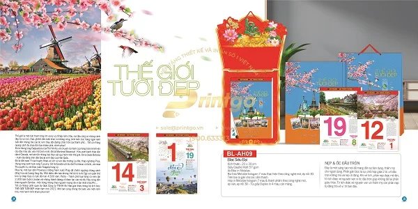 Bộ sưu tập lịch tết Sắc màu thế giới ấn tượng nhất năm 2021