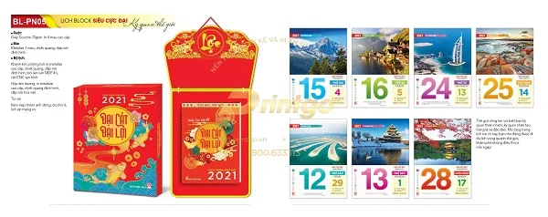 Bộ sưu tập lịch tết Sắc màu thế giới ấn tượng nhất năm 2021